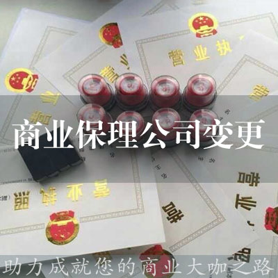 商业保理公司变更